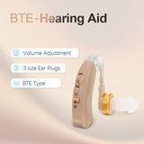 Min BTE invisable Hearing aids for adults and teen