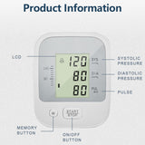 Automatic Upper Arm Blood Pressure Monitor with Cuff